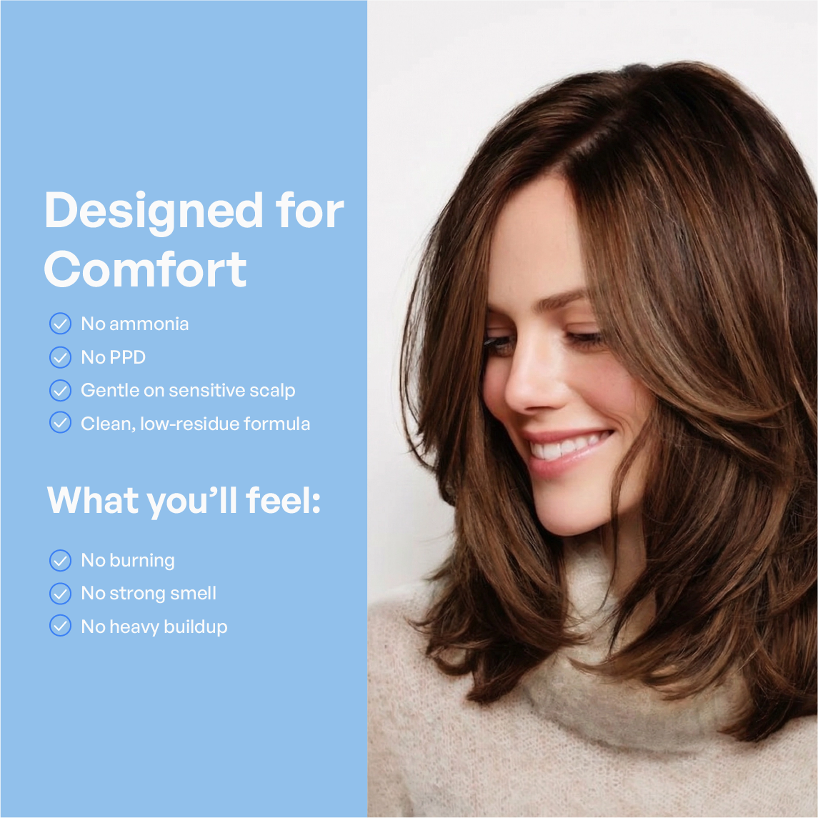 VAAIG 6N Light Brown | Ammonia-Free Permanent Hair Color