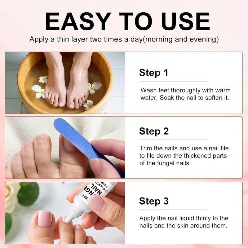 FUNGAL NAIL antibacterial nail care solution improves hangnails and nourishes cuticles.