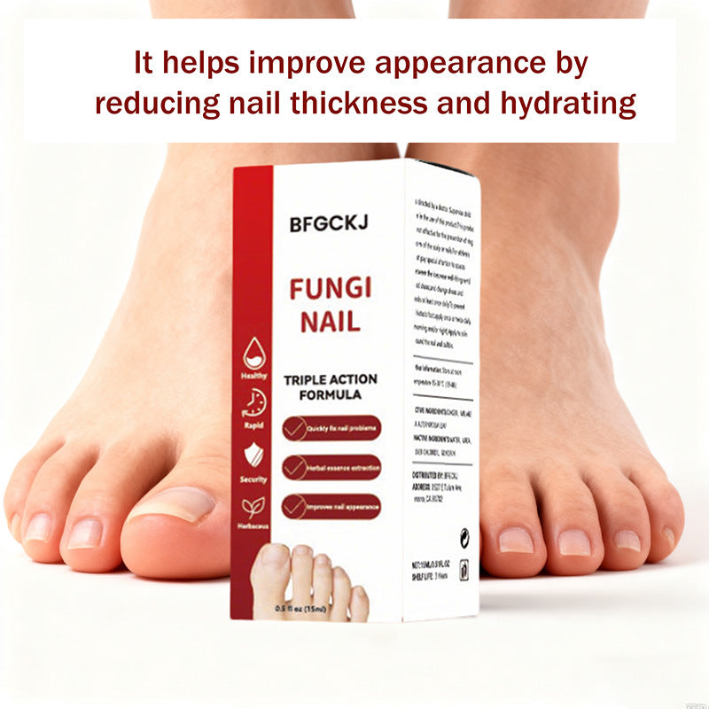 FUNGAL NAIL antibacterial nail care solution improves hangnails and nourishes cuticles.